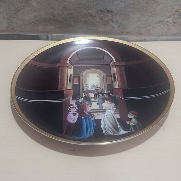 Enesco Precious Moments Esthers Gift To Her People Decorative Plate Hamilton Col - Picture 6 of 12